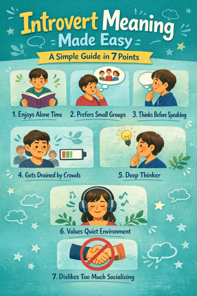 Introvert Meaning Made Easy – A Simple Guide in 7 Points