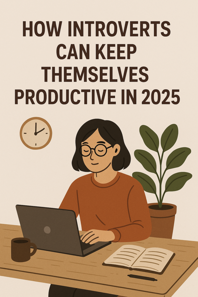 How to introverts can keep themselves productive in 2025