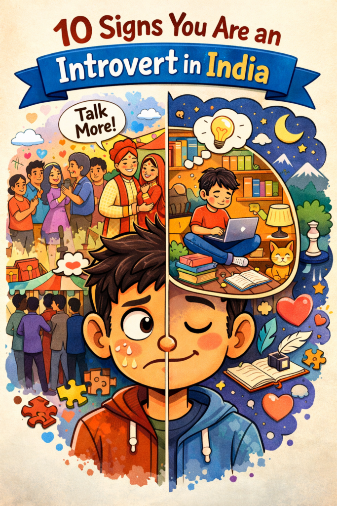 10Signs you are an introvert in India Why It’s Your Hidden Strength