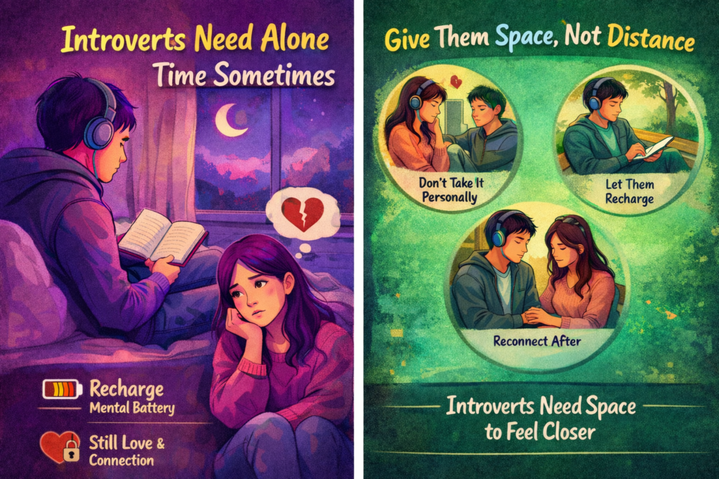 Signs Your Introvert Partner Needs Alone Time — Not Distance