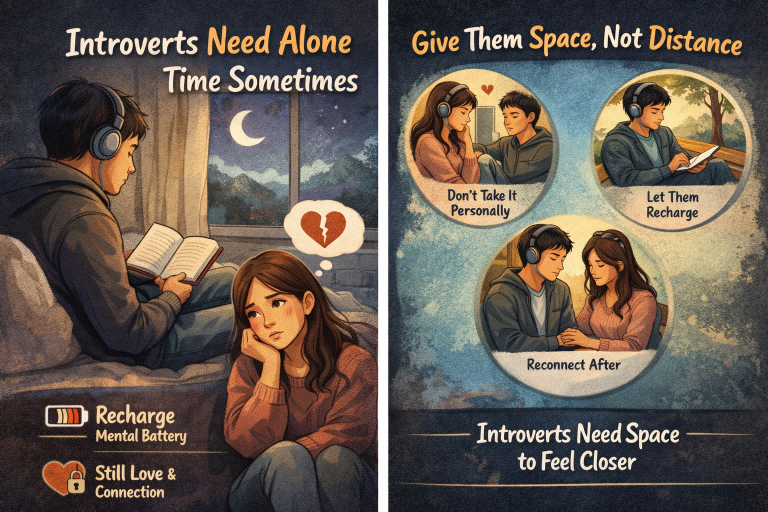 Signs Your Introvert Partner Needs Alone Time — Not Distance